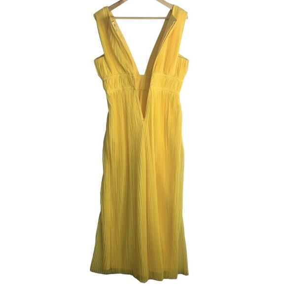 Anthropologie Hutch Pleated Tulle Wide Leg Jumpsuit Womens Size 8 NWT $228 - Picture 12 of 13